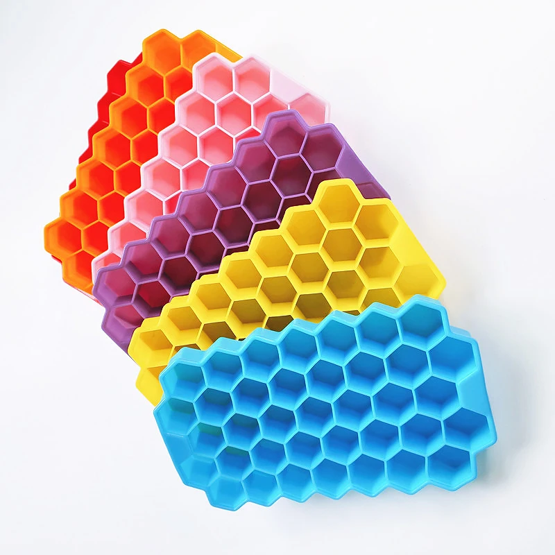 37 Hole Honeycomb Shape Silicon Resin Mold Silicon Chocolate Moulds Silicone Ice Cube Tray