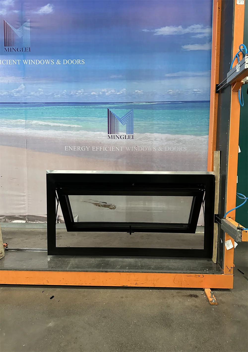 German standard aluminum profile glass windows double glazed tempered glass aluminum awning window