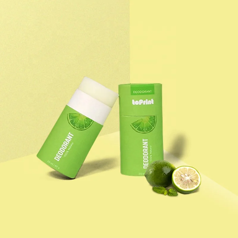 Custom Oval Sunscreen Stick Twist Up Container Eco Friendly Twist Up Tube  Biodegradable Deodorant