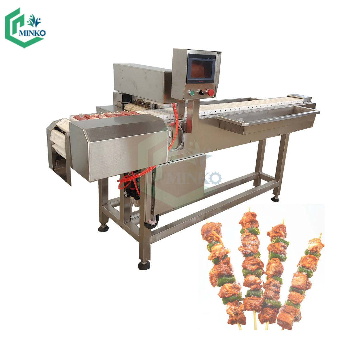 Wearing Meat and Vegetable Reusable Barbecue Kebab Skewer Automatic Machine