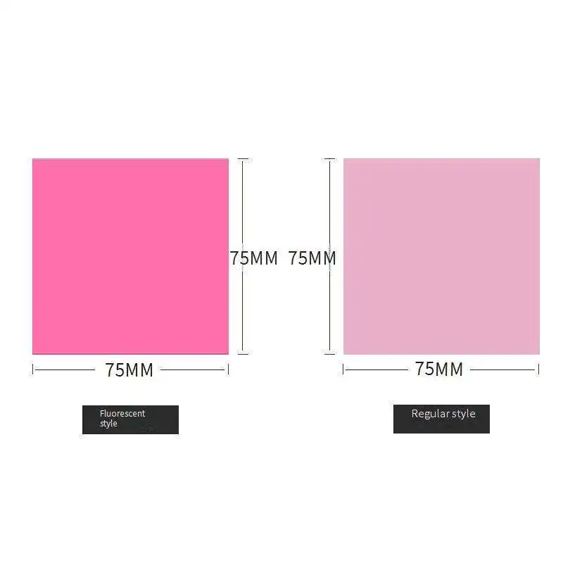 Colored sticky notes 3x3 planner memo books office index paper school stationary supply accessories Customizable Wholesale