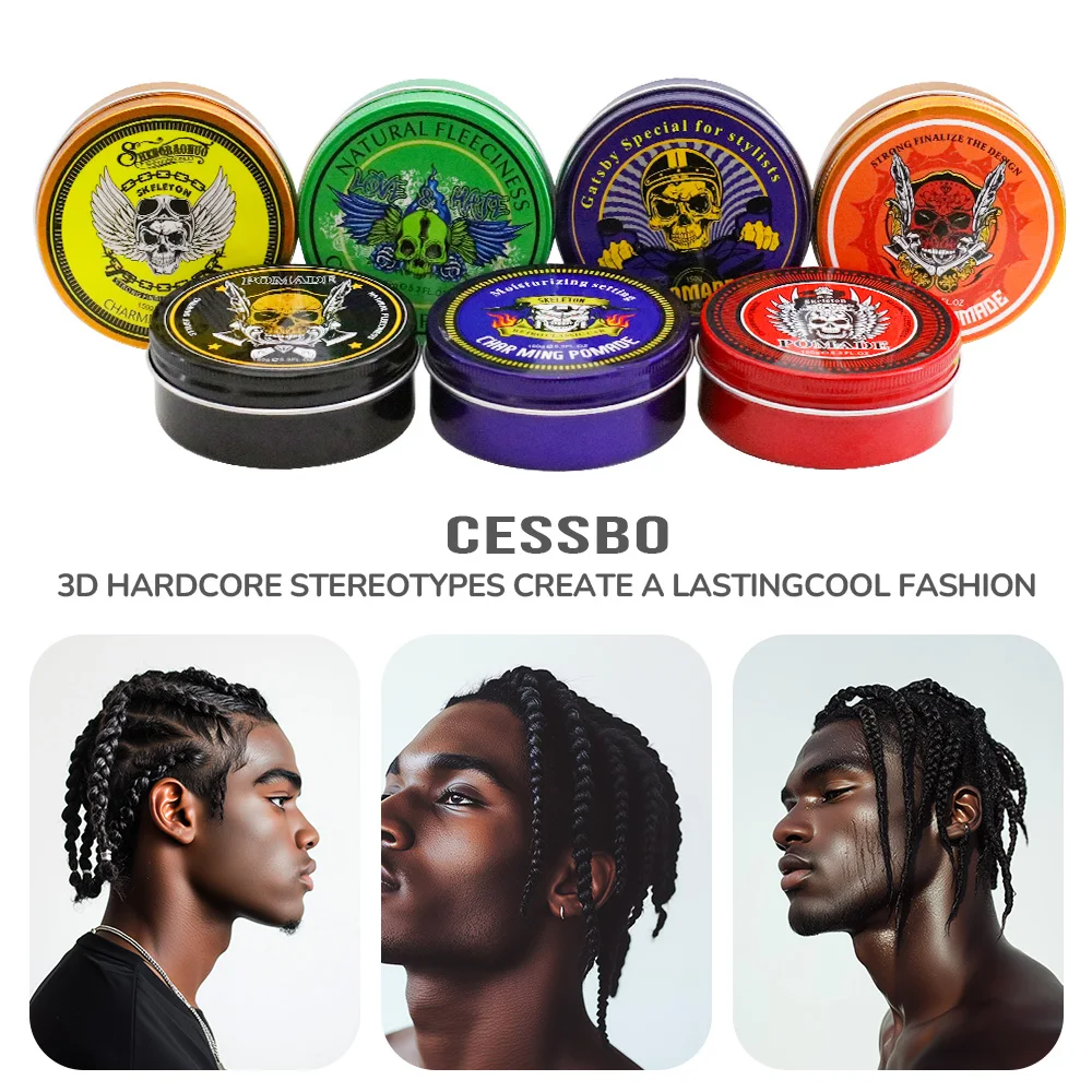 150g Hair Wax Private Label Stock Goods Organic Natural Best Elegance Perfume Strong Hold Pomade Styling Turkey Mens Hair Wax