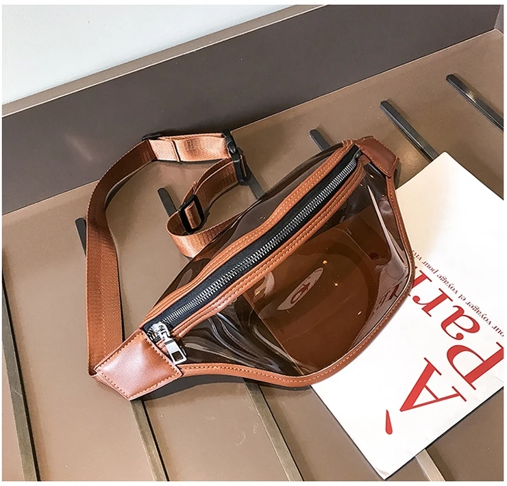 Прозрачная голографическая поясная сумка, прозрачная поясная сумка