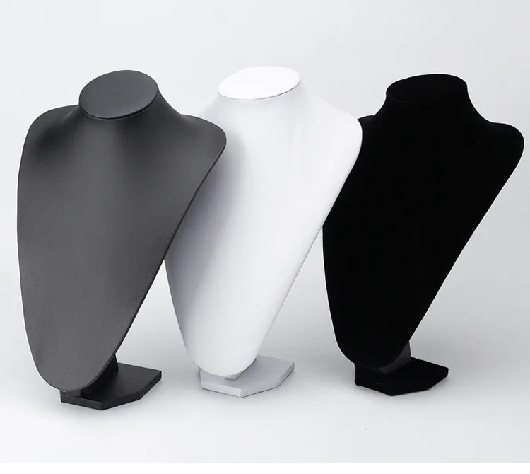 Large Necklace Display Stand Classical Black Necklace Mannequin Display Stand Necklace Stand Jewellery Display Bust