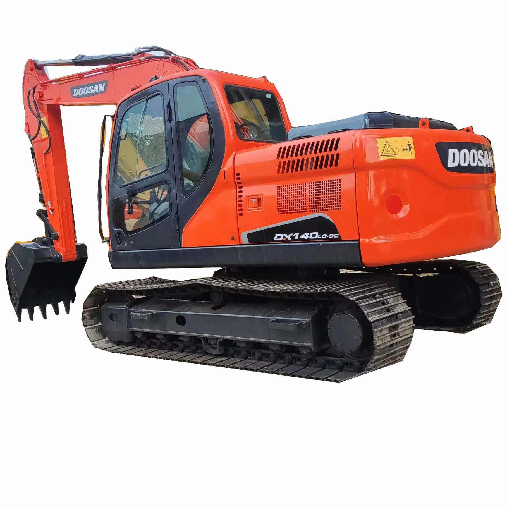 Оригинальные Гусеничные экскаваторы Doosan DX140 тяжелое строительное оборудование хорошее состояние подержанные корейские машины для продажи