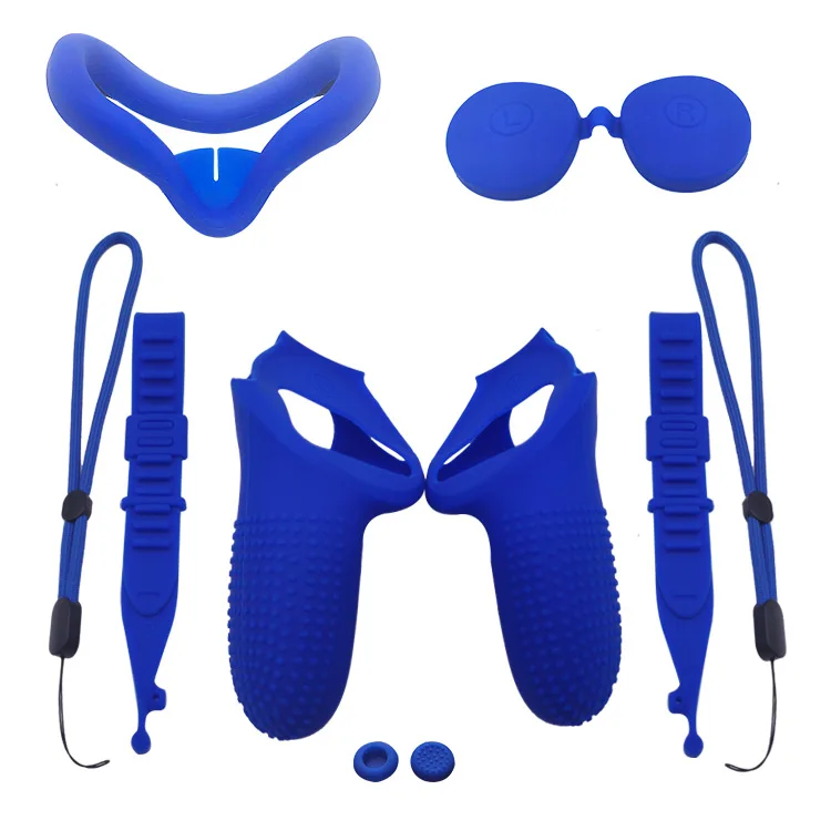 Ready To Ship  VR OCULUS QUEST 2 Accessories Silicone Protection Skin Face Controller Cover For Oculus Quest 2