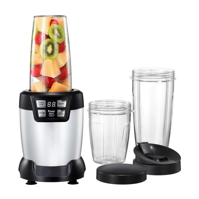 1200W Powerful AC Motor Portable Nutri Blender with BPA Free Cup 1000ML 800ML