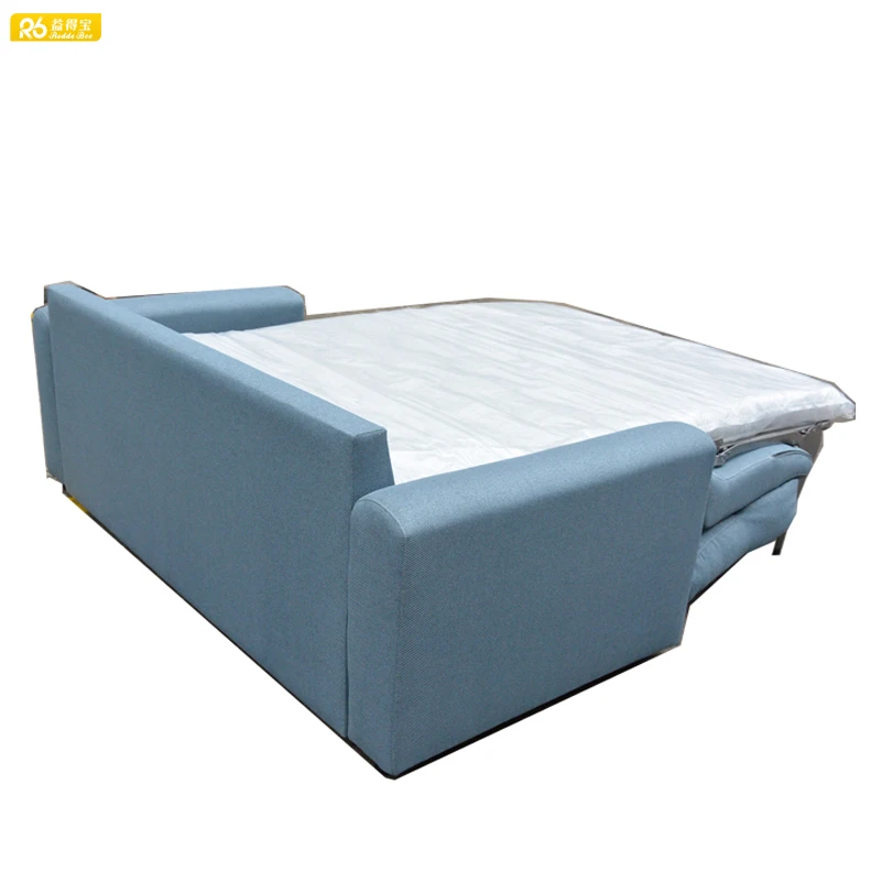 Fancy Sleeper Foldable 2 Seats Low Price Fabric Sofa Bed with Mattress 2701