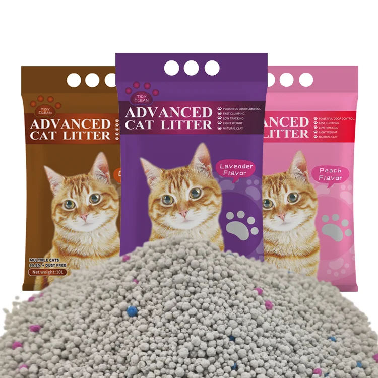 Easy Clumping Litter Ball Shape Dust Free Bentonite Cat Litter Cat Sand Cat For Sale Wholesale