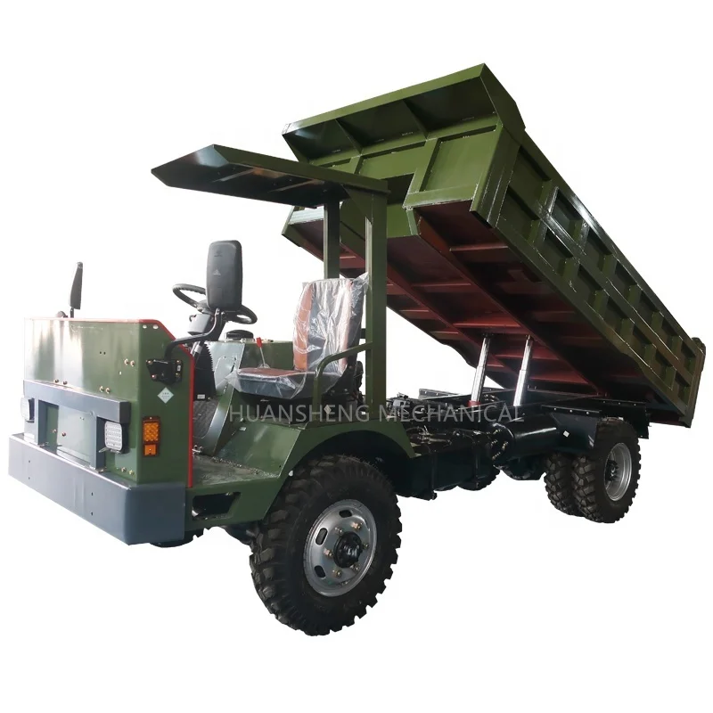 HuanSheng Hydraulic System Truck Dumper 95HP Dumper Mining Truck Mini Dumper Truck 10 TONS