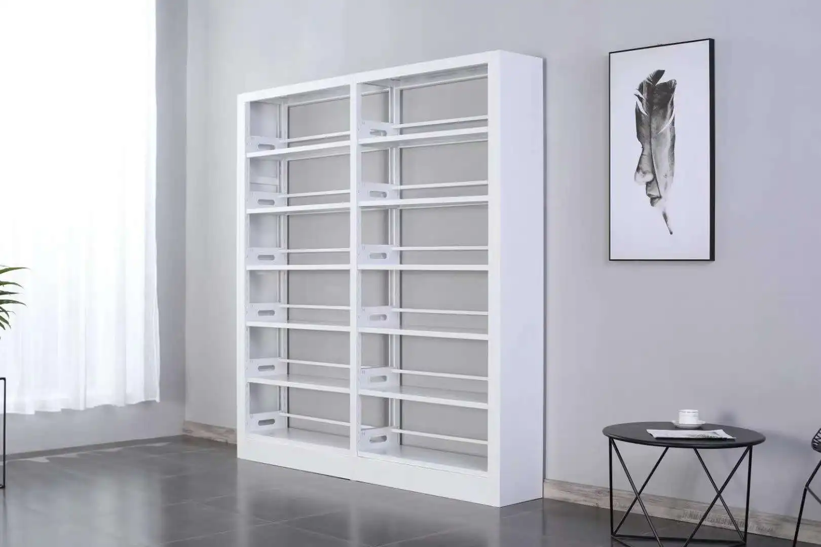 Cheap Metal Library Book Shelves Wholesale Bookshelf Metal used Library Bookcases Library Book Shelf Book Shelf Design