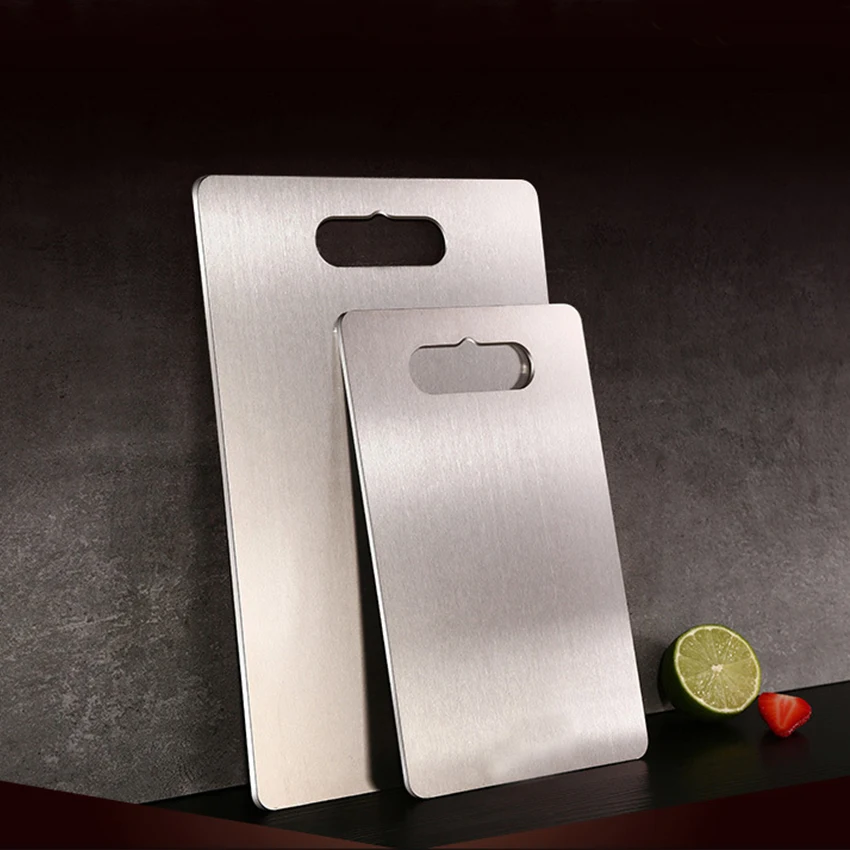 Stainless steel vegetable fruit cutting chopping board stainless steel cutting board