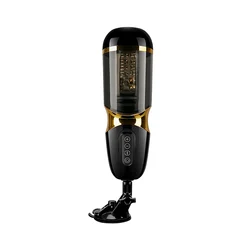 GF-Electric Vibrations Automatic Piston Rotating Sucking Male Masturbator Cup Artificial Vagina Real Pussy Sex Toys For Men