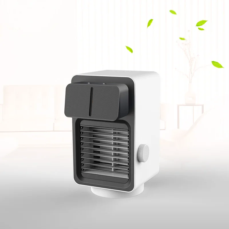 Multifunction 2 In 1 Electric 1300W 3 Speeds Adjustable Dual Spray Humidifier 120 Degree Shaking Head Warmer Fan Heater