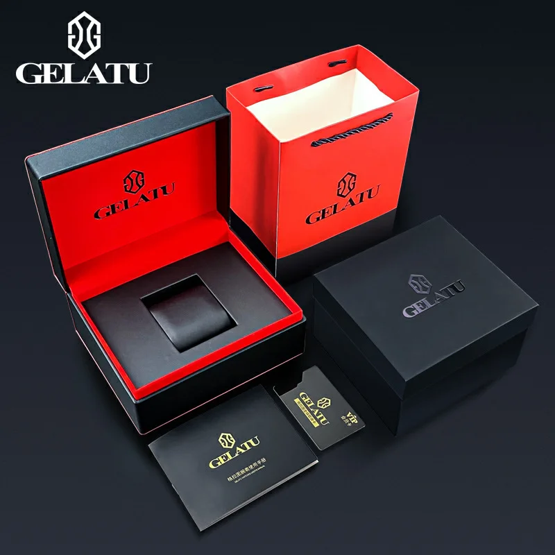 GELATU коробка для часов Изысканная Подарочная (Не продавайте пустую коробку отдельно нужно покупать часы вместе)