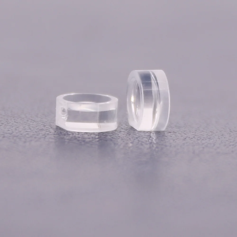 Laser accessories  PMMA  7mm *3.3mm FL 7mm laser focusing lens, laser collimating lens, plastic optical lens Laser prism lenses