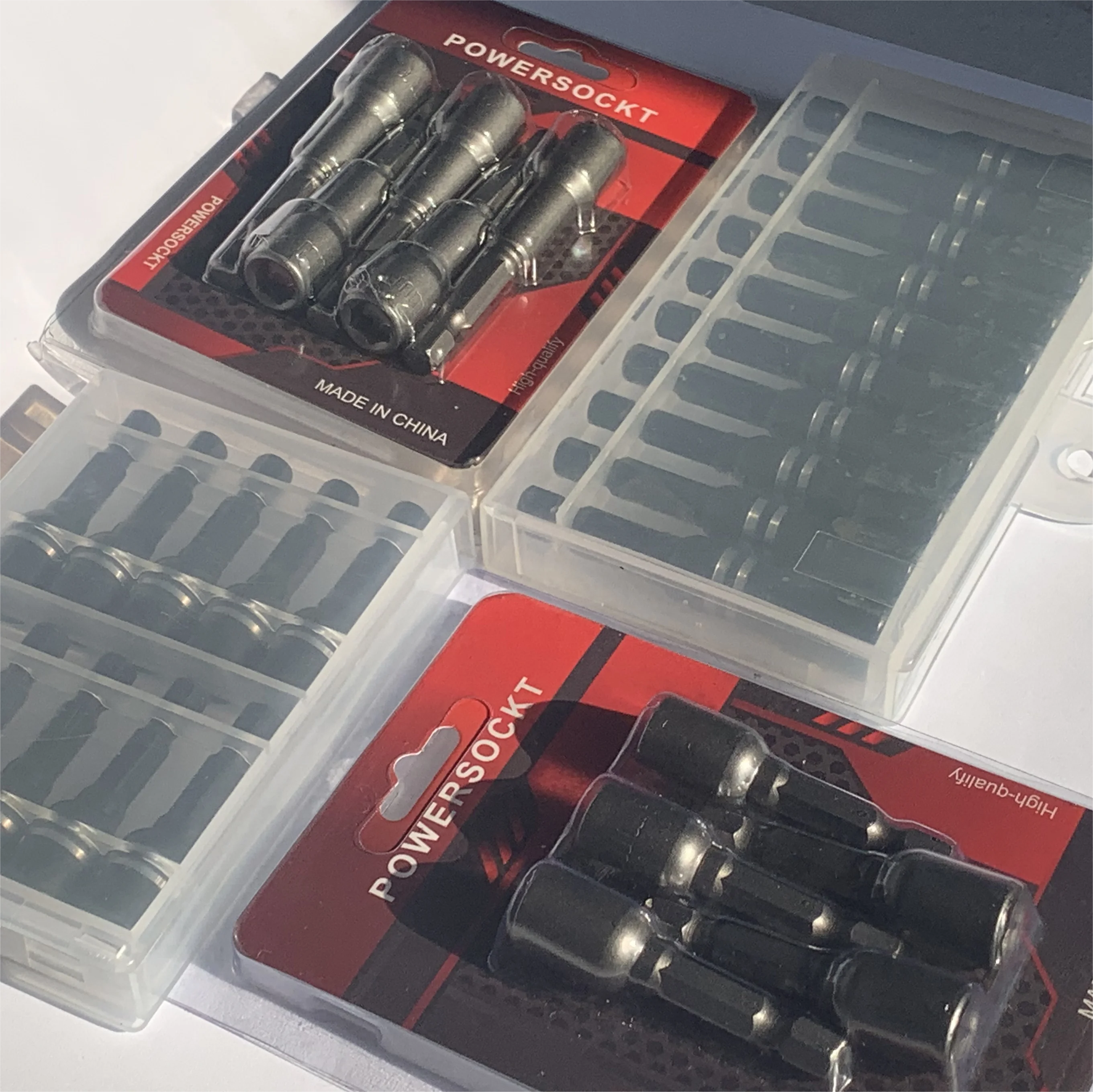 Hex Impact Magnetic Nutsetter Screwdriver Socket Driver Bit Set Nut Setter For Drill