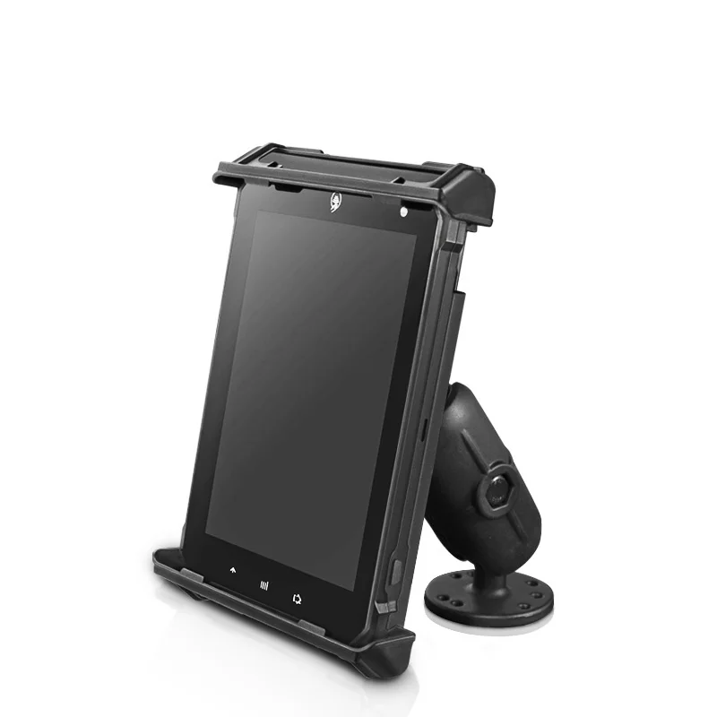 Metal tablet holder for pc bracket 1inch round ball base tablet stand mount car back seat headrest mount holder for ipad for ram