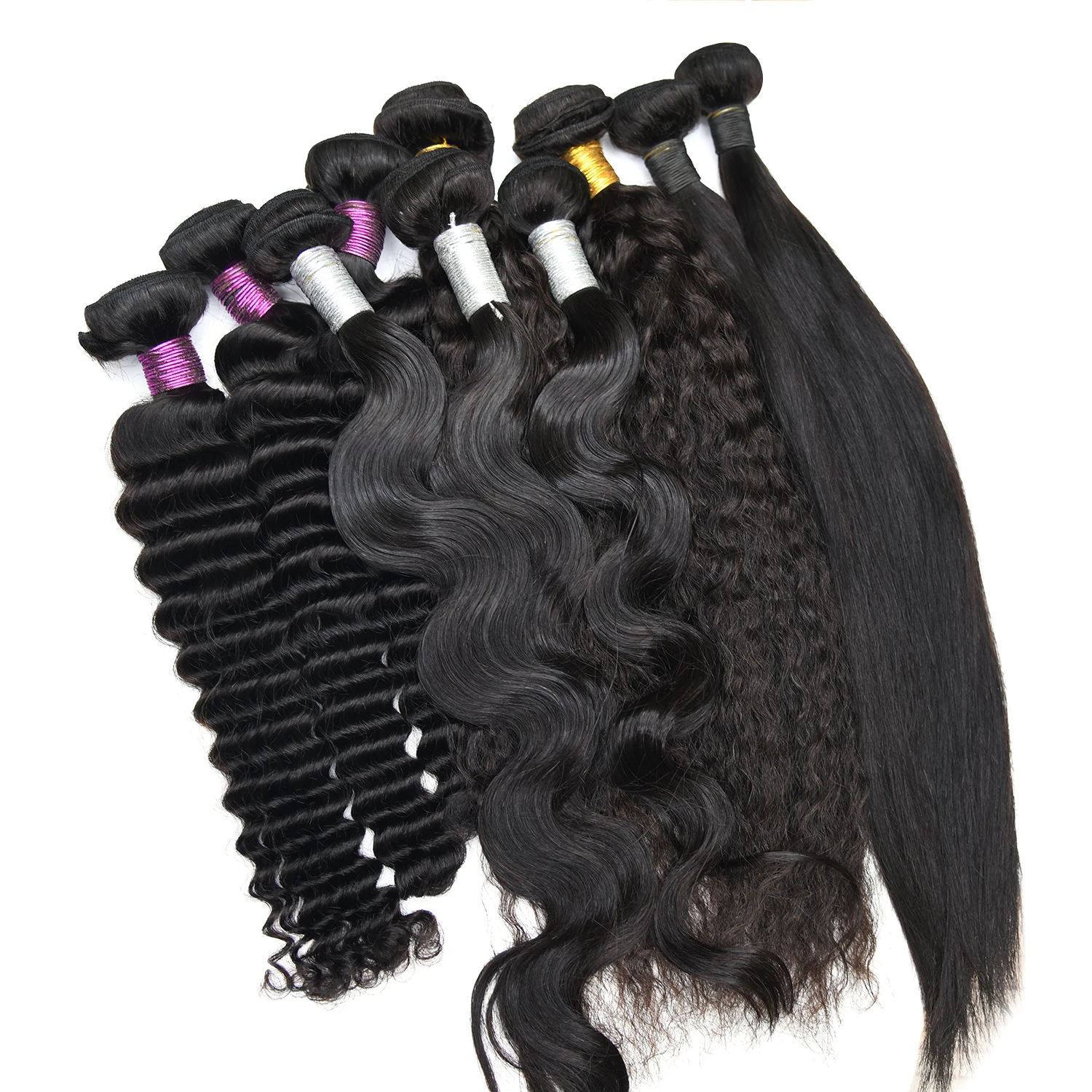 
Neitsi Deep Wave Brazilian Hair Bundles,Brazilian Human Hair Weave Bundle,Raw Virgin Brazilian Cuticle Aligned Hair 