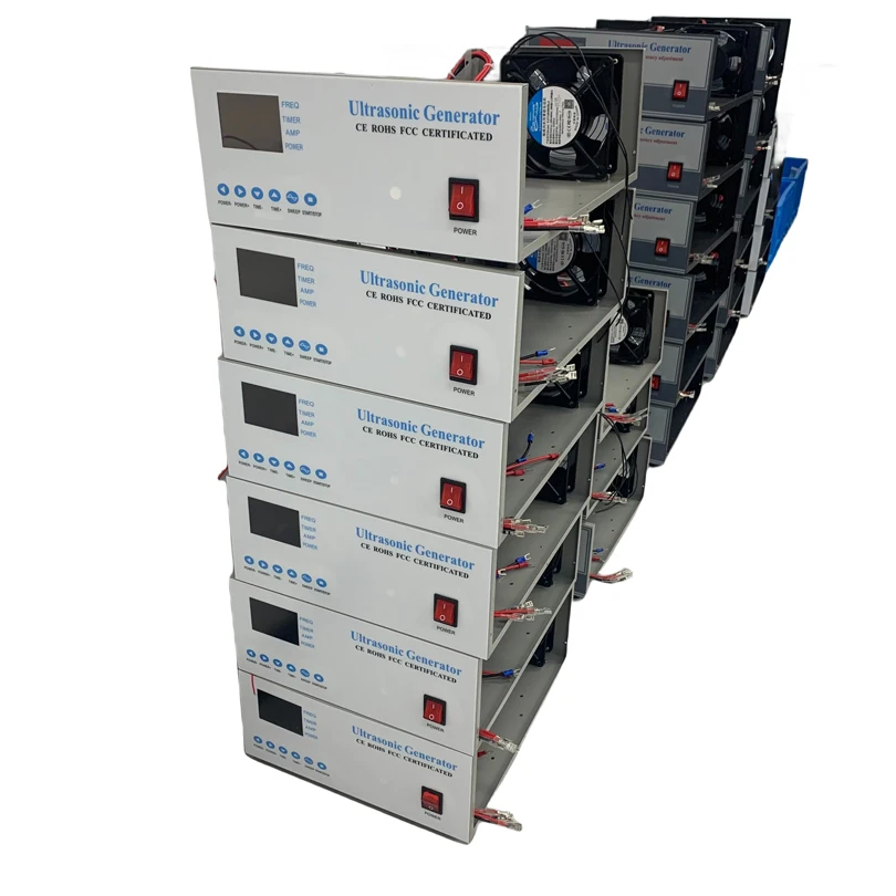 200W-3000W Ultrasonic Power Adjustable Frequency Generator For 30L-200L Heated Ultrasonic Cleaner
