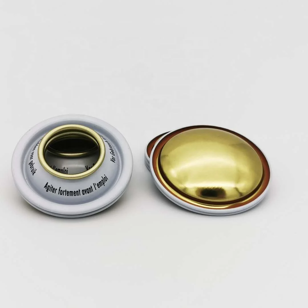 Изготовленный На Заказ верхний аэрозольный баллон, освежитель воздуха, аэрозольный нижний жесть, концы