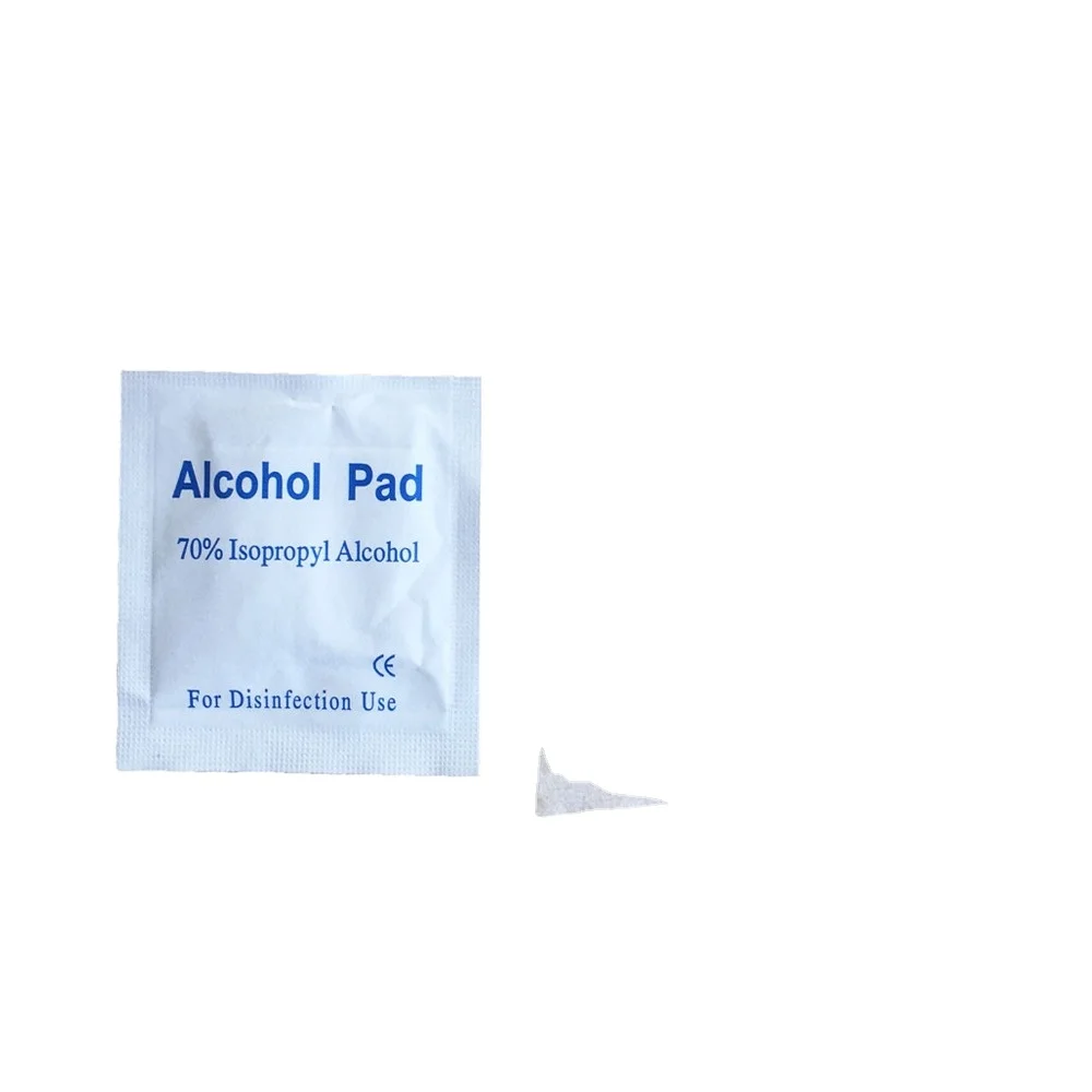Cheap price factory directly alcohols prep pads for nails white alcohol pad & swab for sale