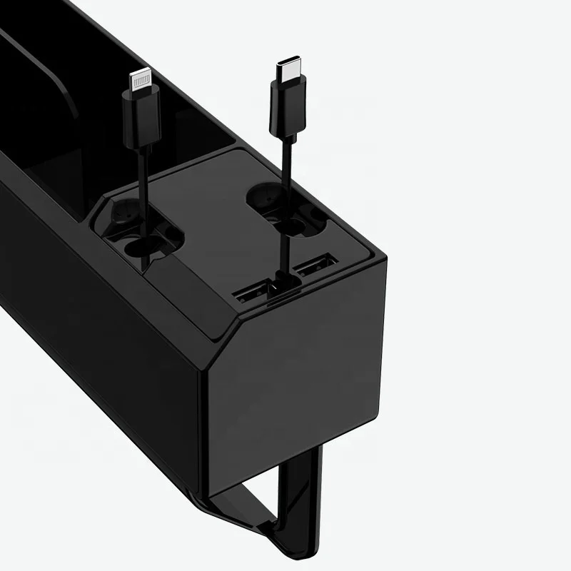 Car seat quilting storage box multi-function slot storage organizer  Driving co-pilot storage bag