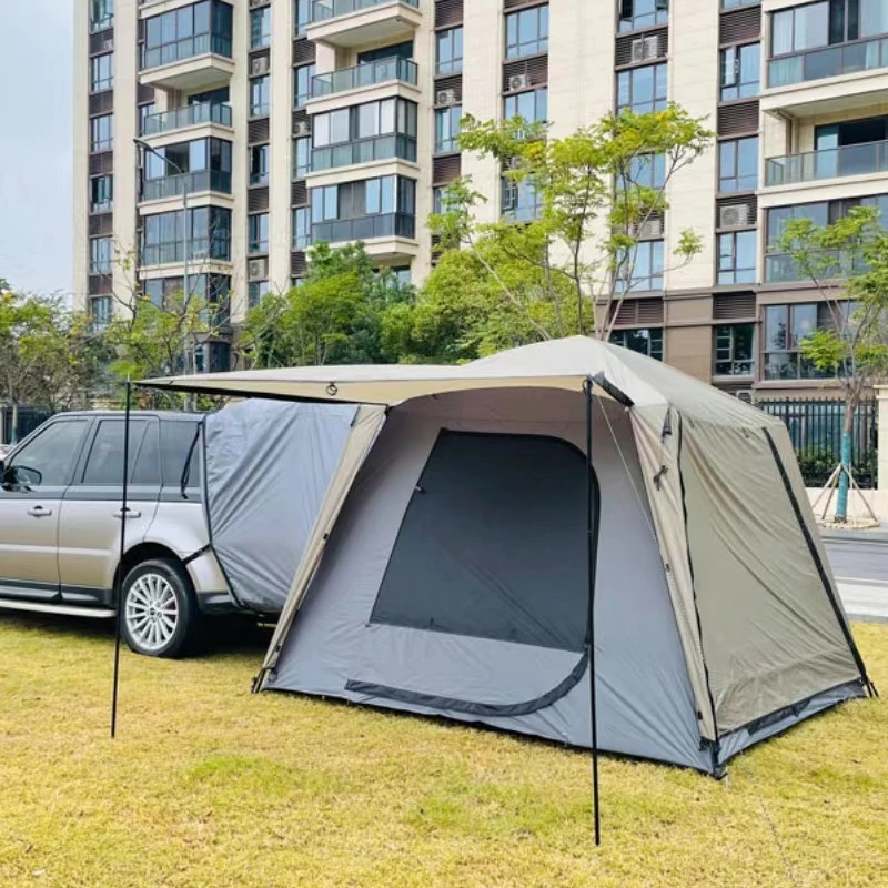 Hot Sale Travel Picnic Fishing 4-6 Person Family Camper Trunk Portable Suv Tailgate Rear Parking Awning Car Tent