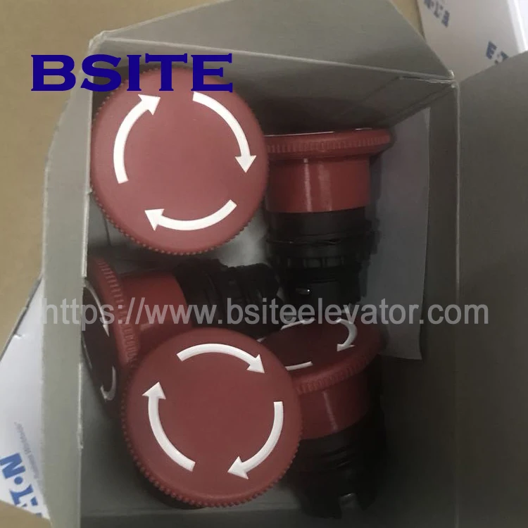 A22-E.STOP HEADER EATON Emergency Stop Rotary Reset Button Switch Escalator Parts Escalator Spare Parts