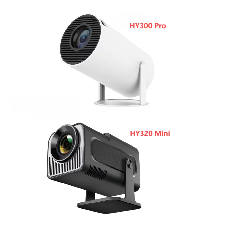 HY320 Mini Projector 200 ANSI Lumens  Portable  Pocket Outdoor Home Theater Beamer 4k  720P Video  Mini portable Projector
