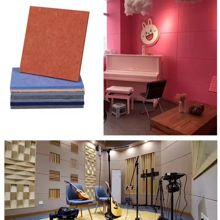 Lower Factory Price Reasonable price wood wool acoustic fibre wall panel  Other Soundproofing Materials