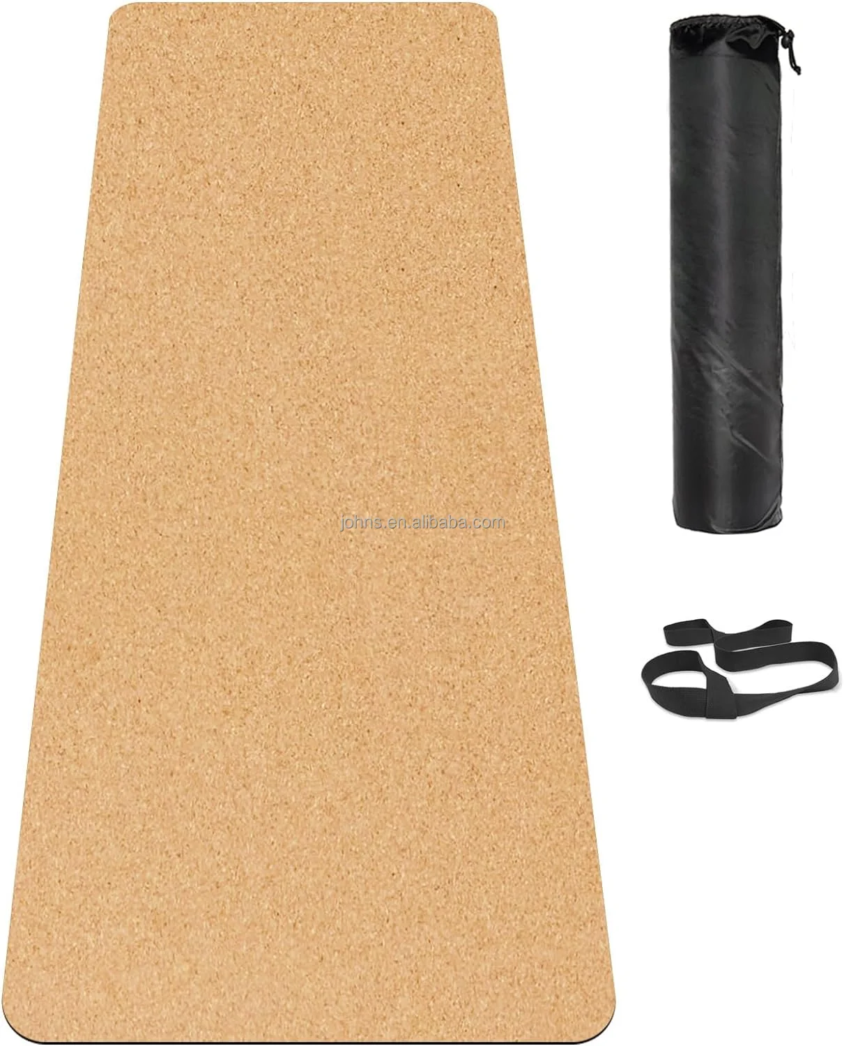 John Cork Yoga Mat Rubber Environmentally Friendly Anti-slip Accept Customization