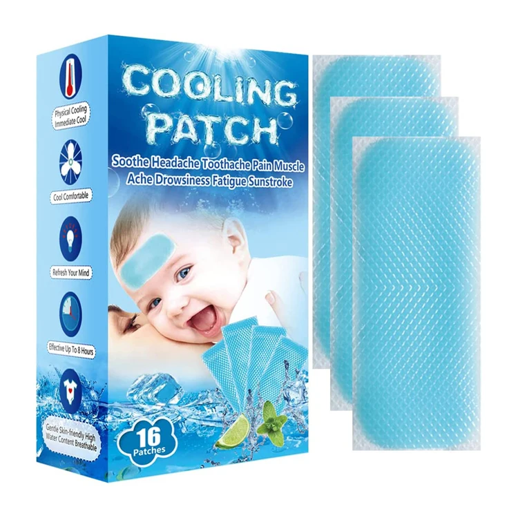 Health Care Supplies Fever Gel Patch Cooling Pads for Baby and Kids Fever Discomfort