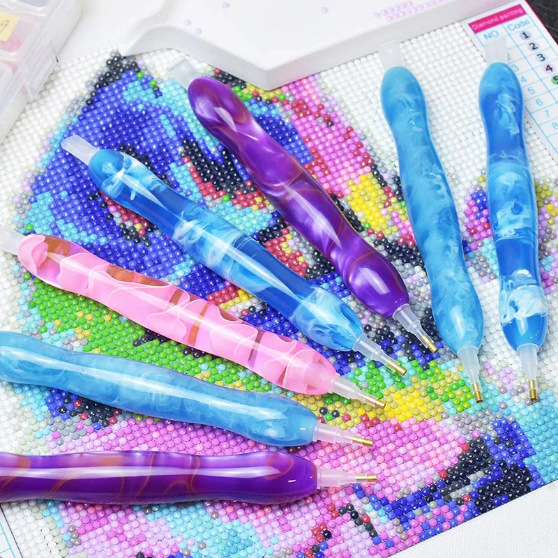 VANCY ARTS Diamond Painting Drill Pen, Point Drill Pen Spiral Cute Diamond Painting Tools for Nail Art DIY Decoration