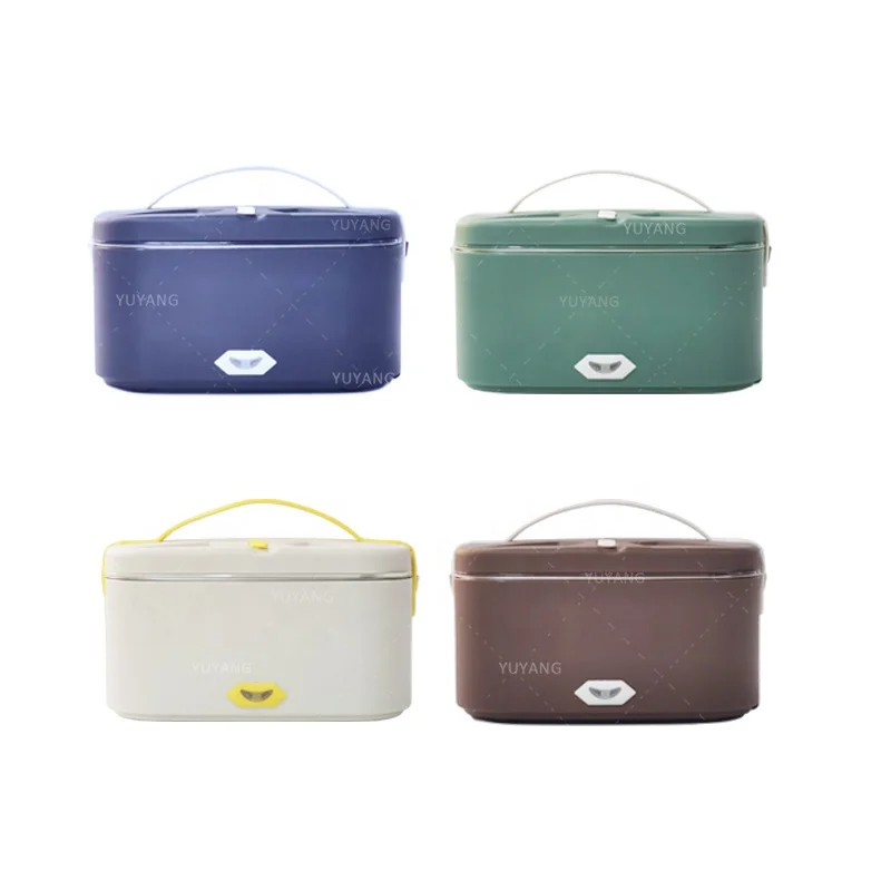 110V 220V Food Control Container 80W Electric Lunch Box Warmer Stainless Steel Lunch Box