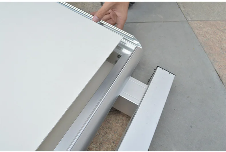 Подвижная универсальная устойчивая большая алюминиевая выставочная настенная плакатная стойка