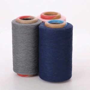High quality Regenerated Yarn recycled polyester cotton yarn knitting yarns making socks