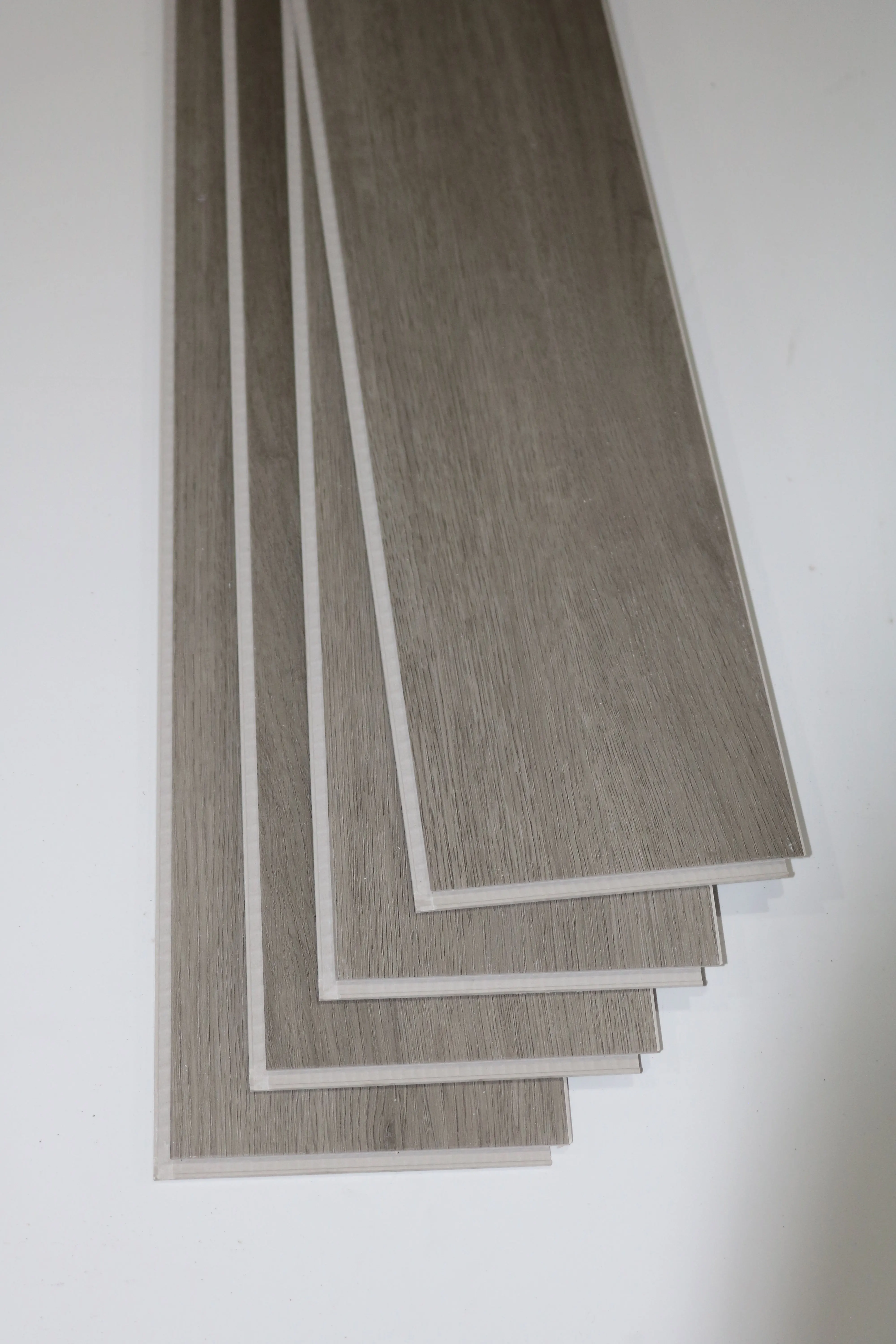 Modern Herringbone SPC Flooring Anti-Slip Rigid Core with Wear Layer Easy Cleaning  for School Office Hotel home