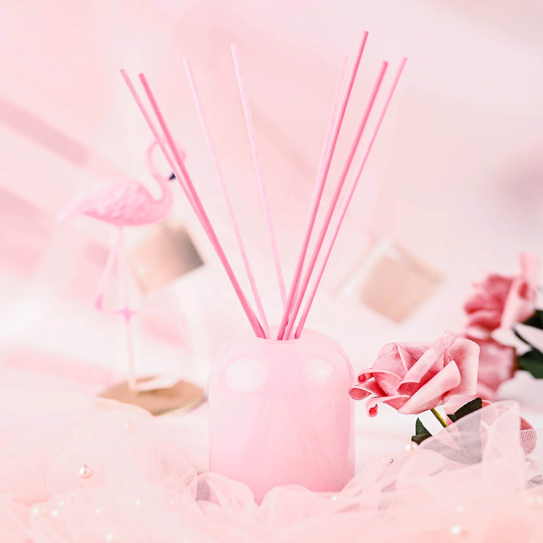 Factory wholesale fiber reed stick home fragrance perfume stick for reed diffuser bottle