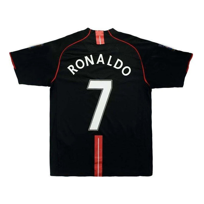 Retro classic 2007 2008 2009 soccer jerseys EVRA FERDINAND ROONEY GIGGS RONALDO SAHA 07/08/09 40th retro united football shirt