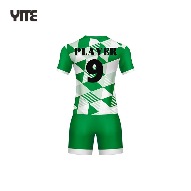High Quality Quick Dry Sublimated Printed  Soccer Jersey Professional Design Retro Soccer Jersey Uniform