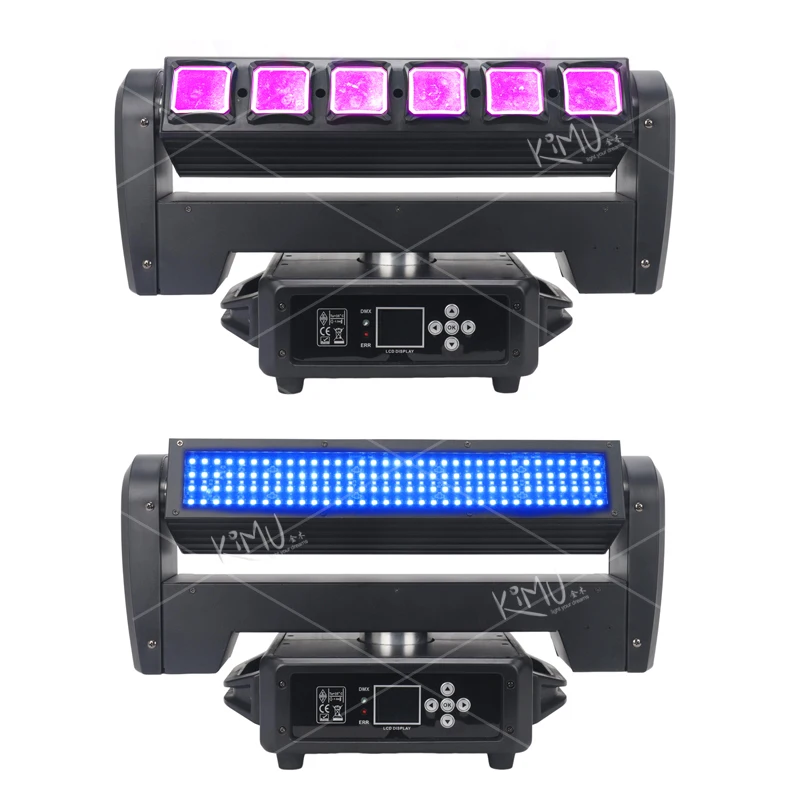 300W Double Side Sharpy Beam Light RGBW Beam Strobe Wash Moving Head Light Club Stage Lighting Equipment