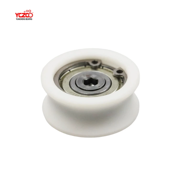 Hot Sale Plastic Nylon  YCTK-16 Heavy Duty Sliding Door Wheel  Wardrobe Hardware  Hanging Wheel Runner door track roller wheel