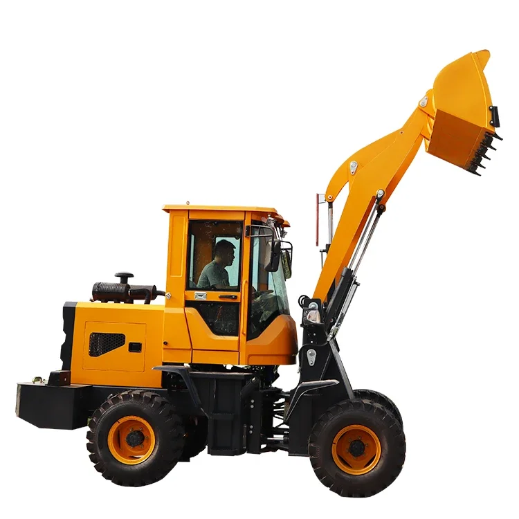 Cheap Price 1000kg Mini Compact Wheel Loader 1Ton 1.7Ton Small Loader with spare parts for sale
