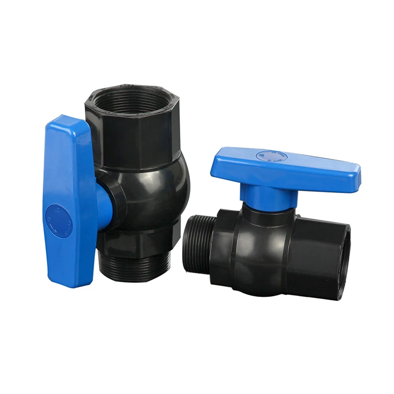 china Free sample custom support 1 - 2 inch plastic female male PVC ball valve