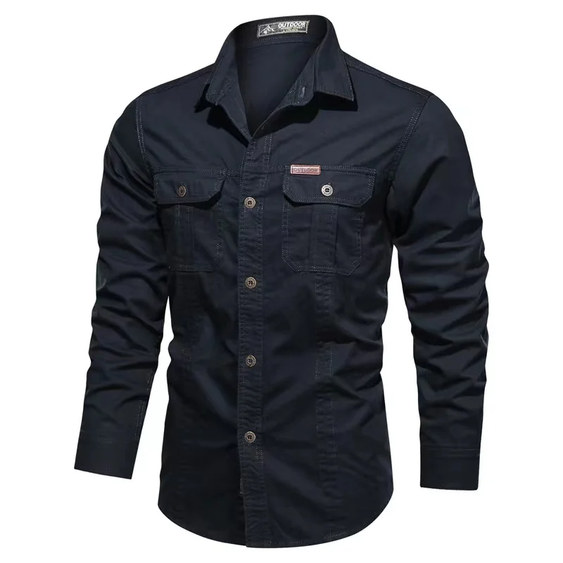 2021 shirts for casual cargo men long sleeve shirt for men vintage shirt men