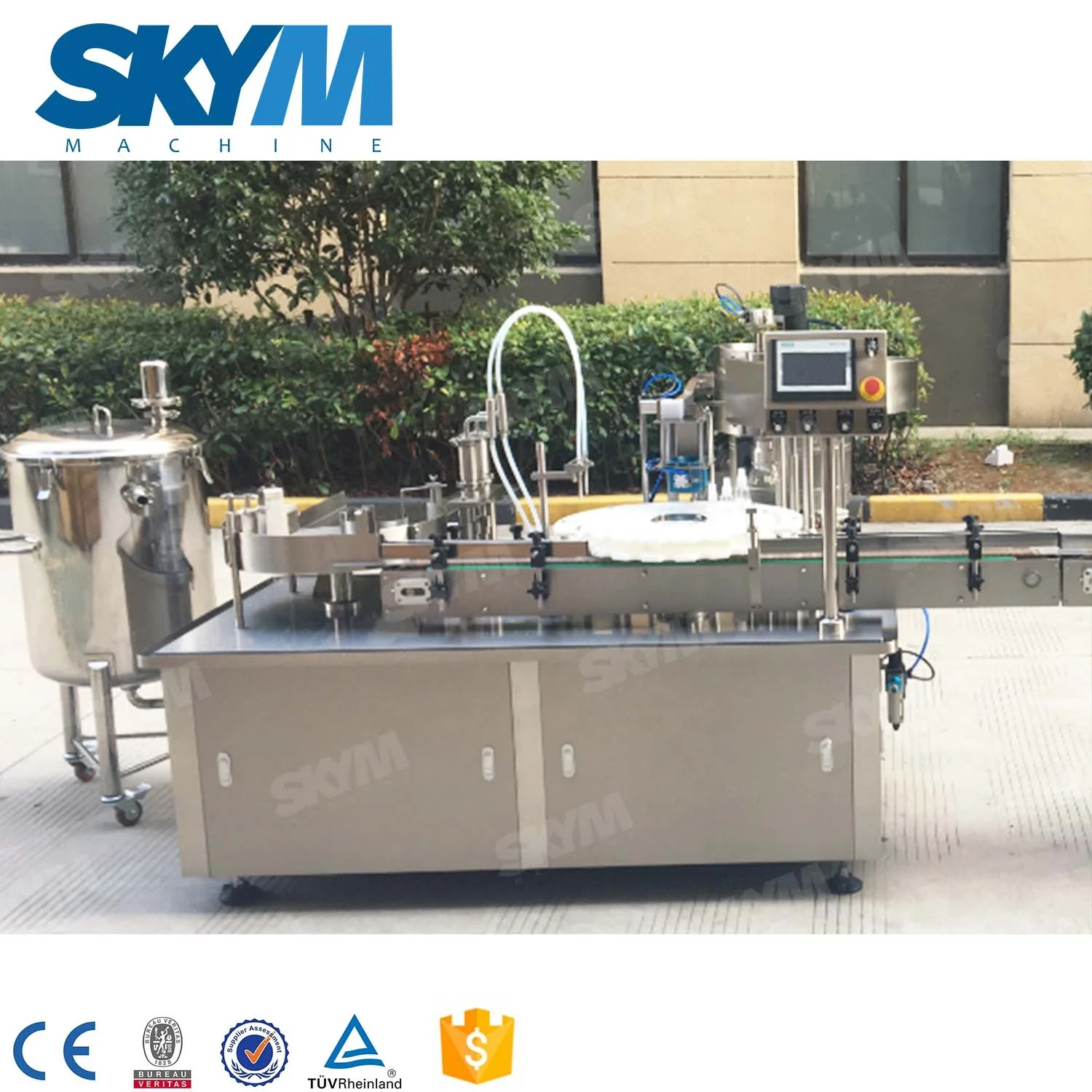 Alcohol hand clean sanitizer gel disinfectant sprays perfume bottle automatic filling capping machine