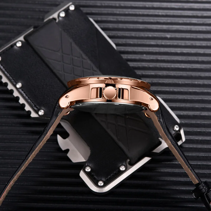 ONOLA 3809 king Perfect Mens Quartz Watch Formal Genuine Leather Band Water Resistant Character Low Moq Leisure Watch Set