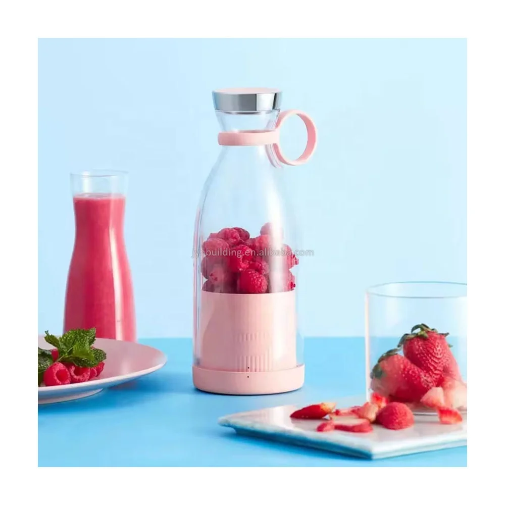 380ml Portable Electric Fruit Juicer USB Rechargeable Machine Sports Mini Bottle Juicing Blender