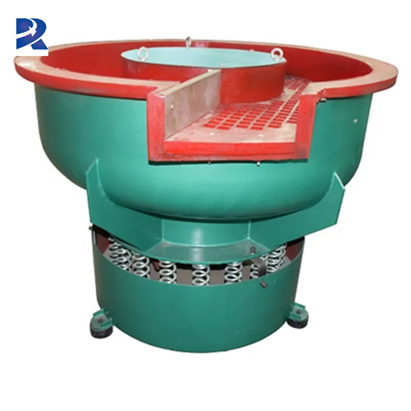 zinc alloy polisher finisher round vibration rotary tumbler brass polishing machine 135l